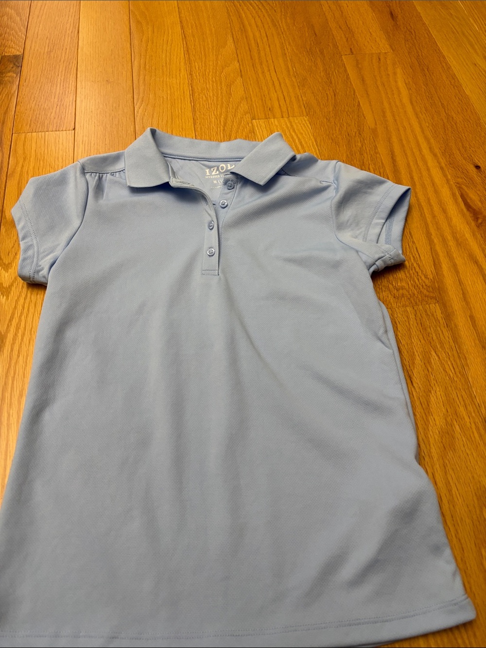 Izod Light Blue Girls' Polo Shirt